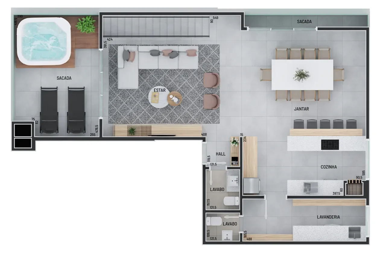 PLANTA 76m²