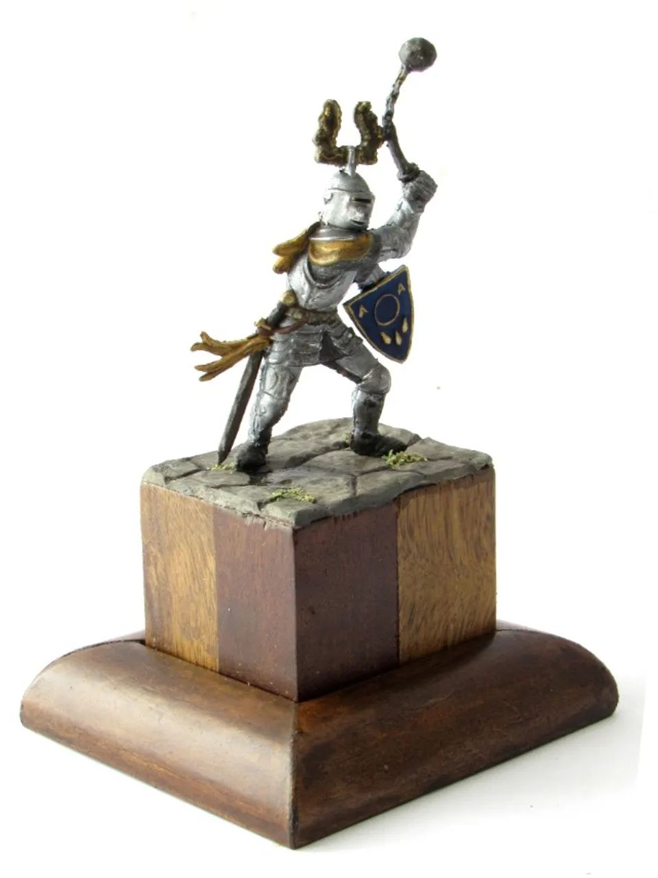 Cavaleiro Medieval Com Maça - Pintado À Mão - Foto 3