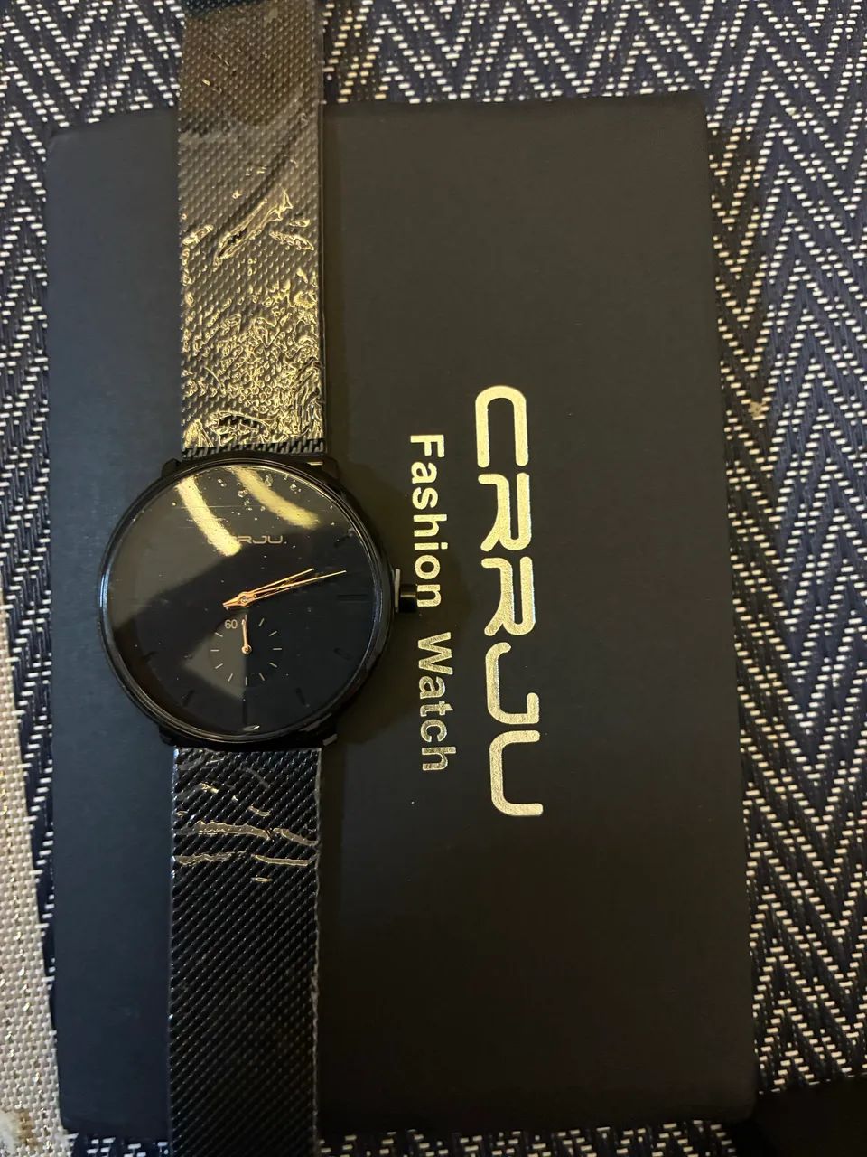 Relógio Crrju Ultra Slim Masculino  - Foto 3