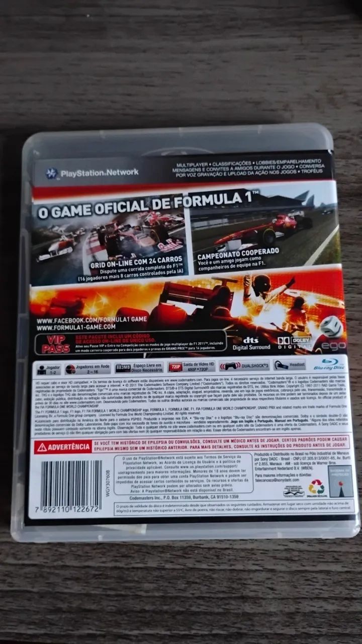 F1 2011 PS3 Original - Foto 3