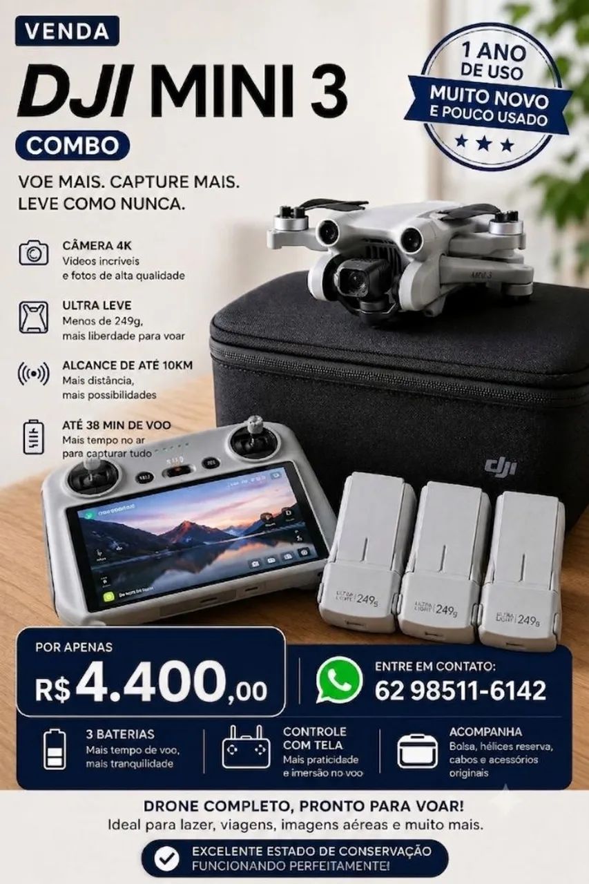 DRONE DJI MINI 3 FLAY MORE COMBO 