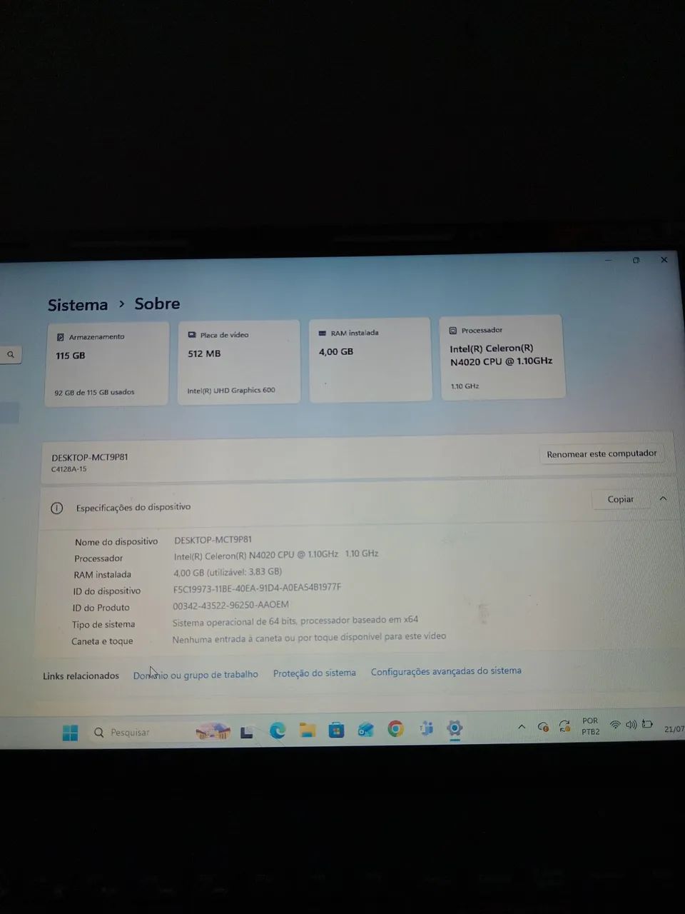 Notebook Positivo - Foto 4