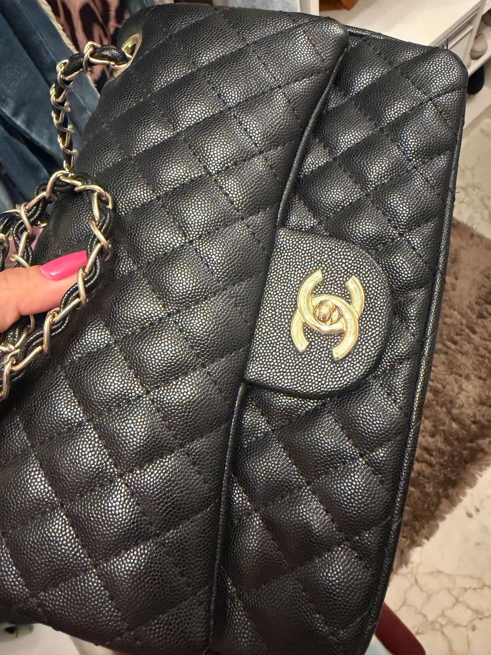 Chanel italiana couro legítimo  - Foto 2