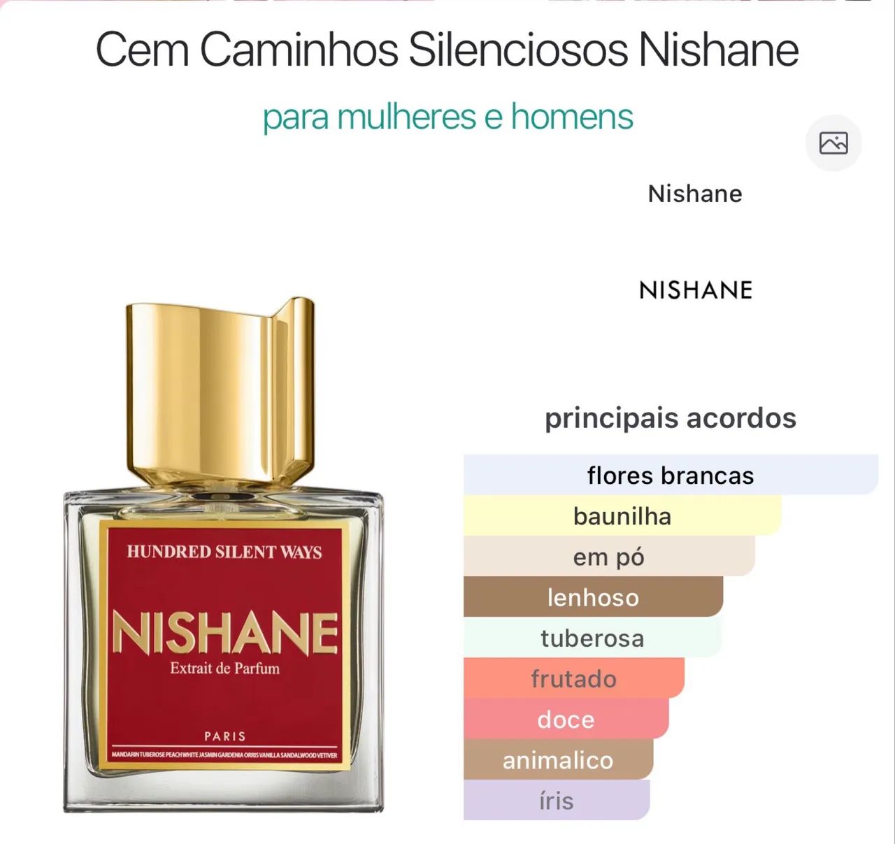 PERFUME NISHANE HUNDRED SILENT WAYS  - Foto 2