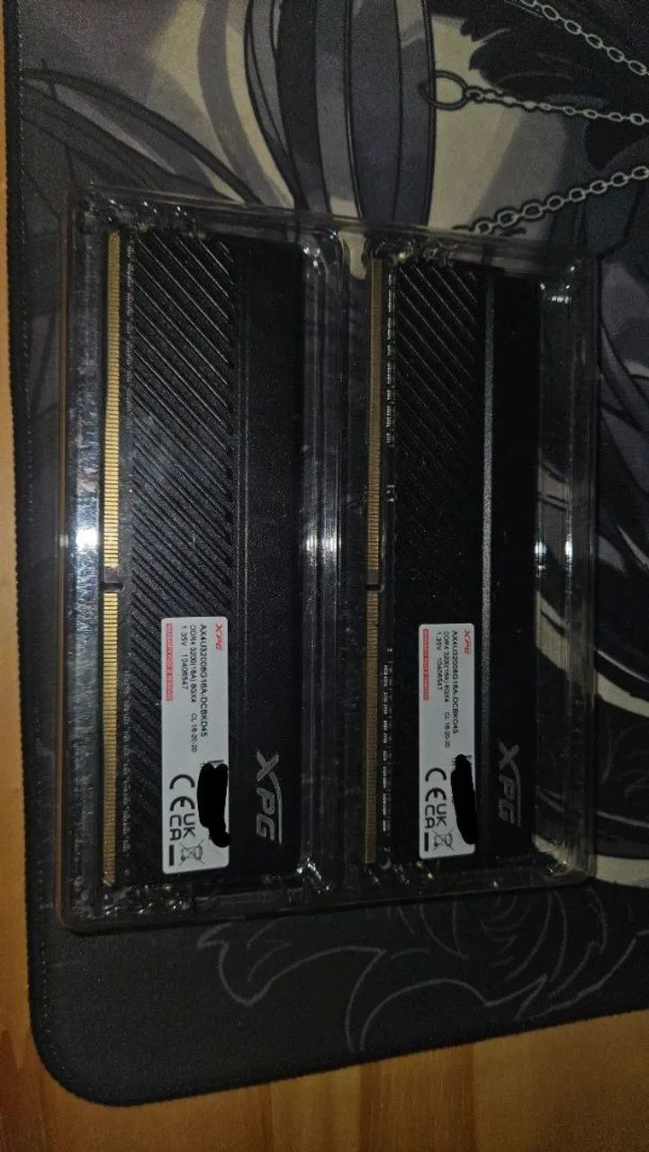 Memórias ram xpg d45 16gb