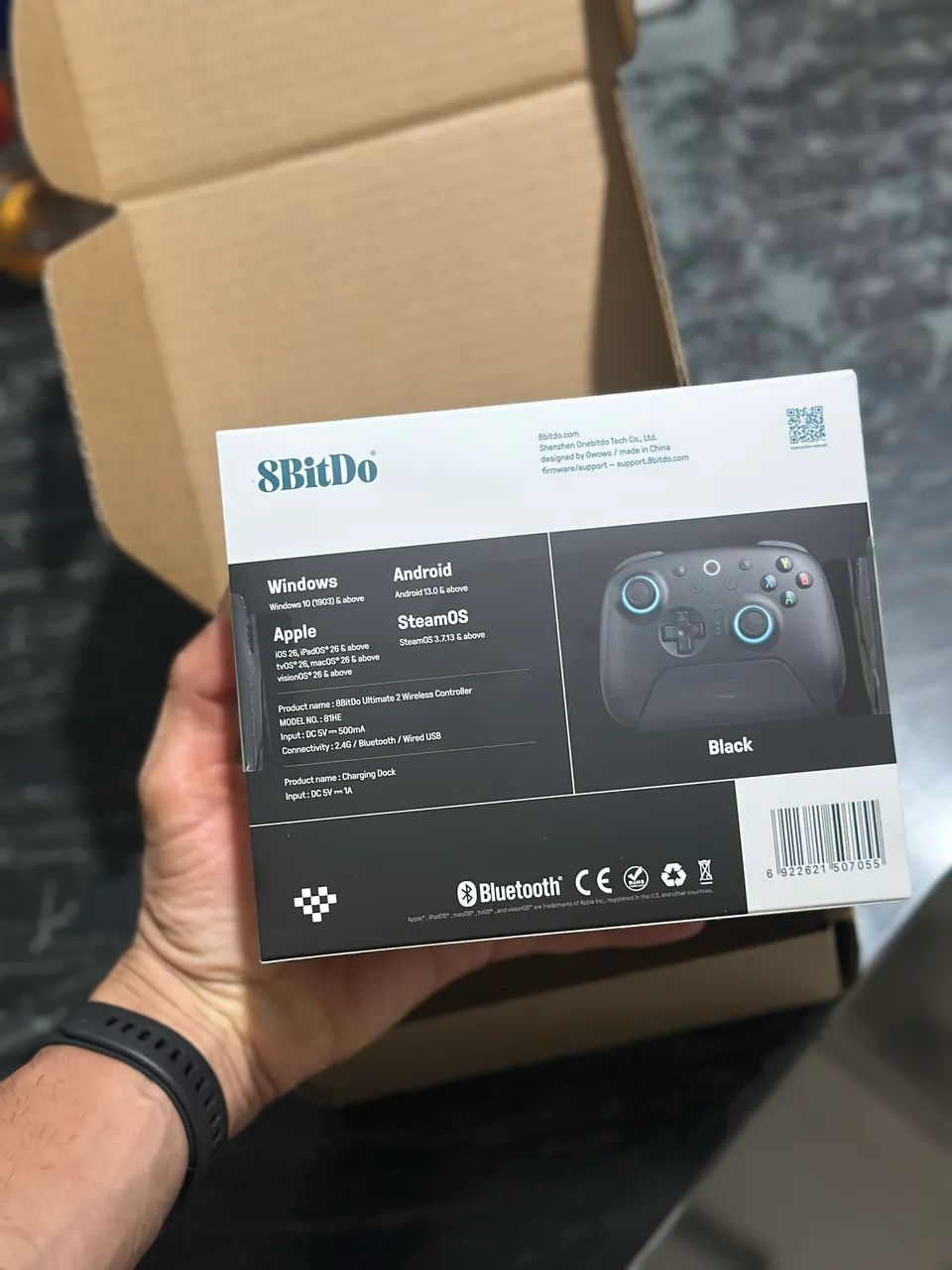 Controle 8bitDo ultimate 2 Wireless com base de carregamento  - Foto 2