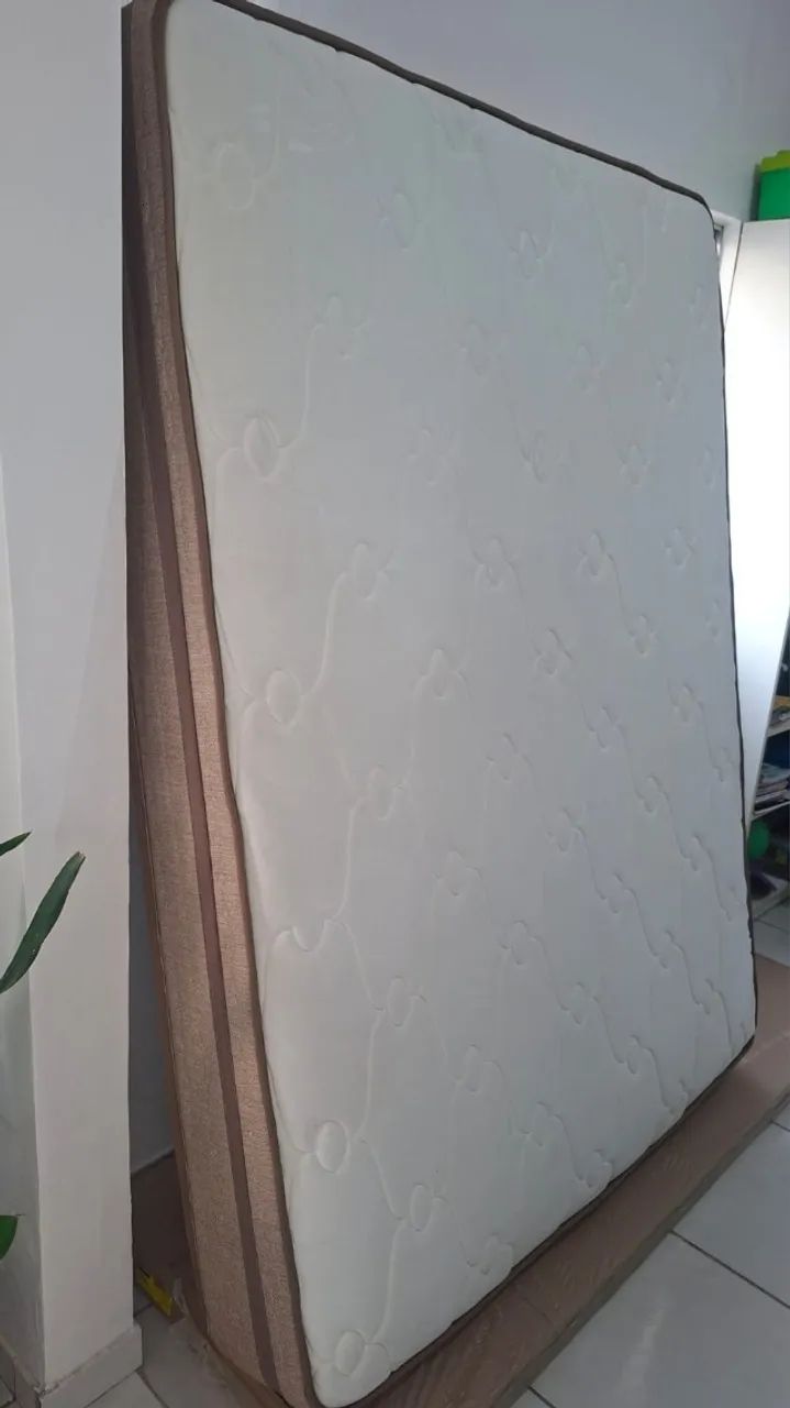 Conjunto Cama Box Casal Ortobom - Excelente Estado - Foto 2