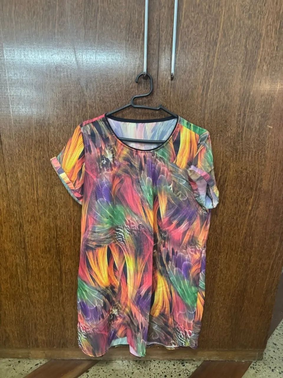 vestido estampado colorido g