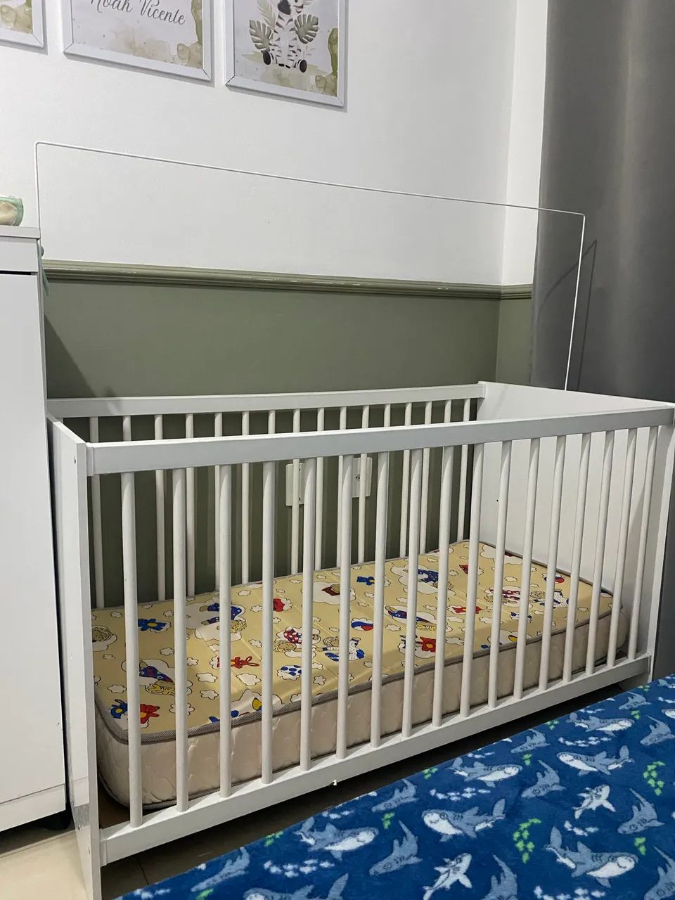 Berço infantil Seminovo com colchão  - Foto 2