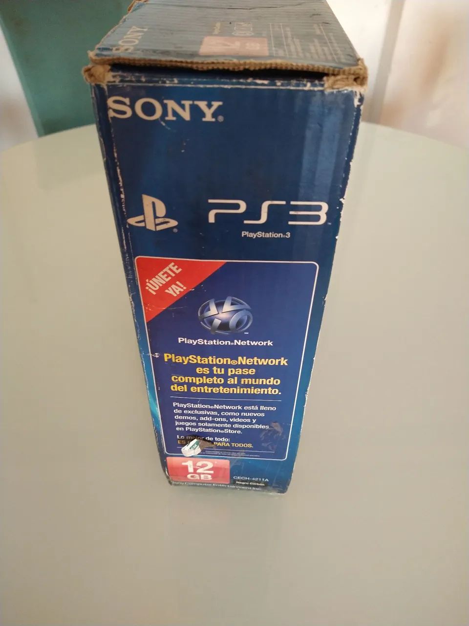 Caixa vazia do vídeo game Playstation 3 super slim - favor ler anúncio e fotos  - Foto 5