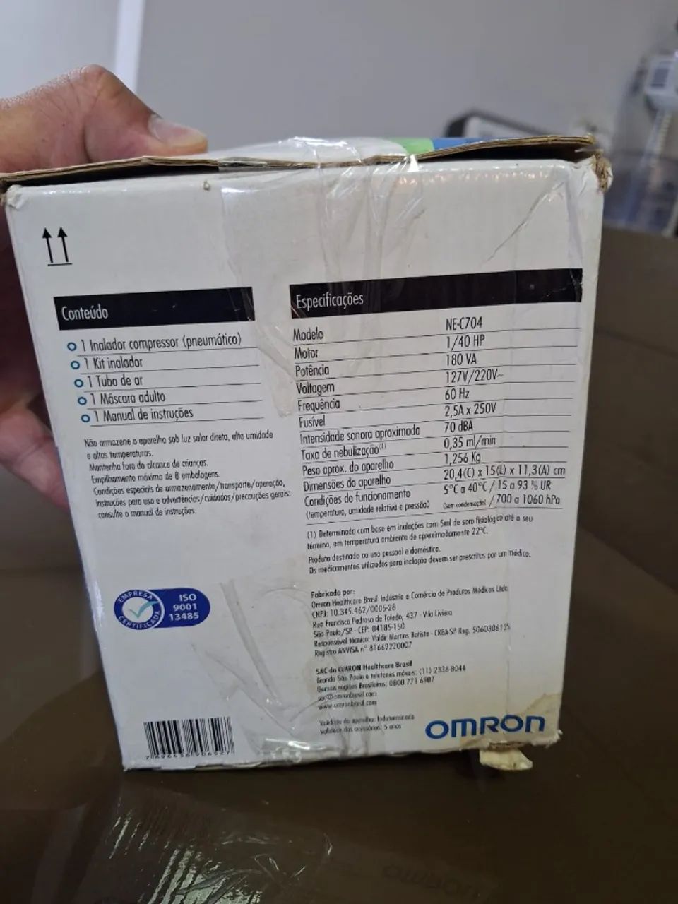 Inalador Compressor Omron InalaPop NE-C704 - Foto 2
