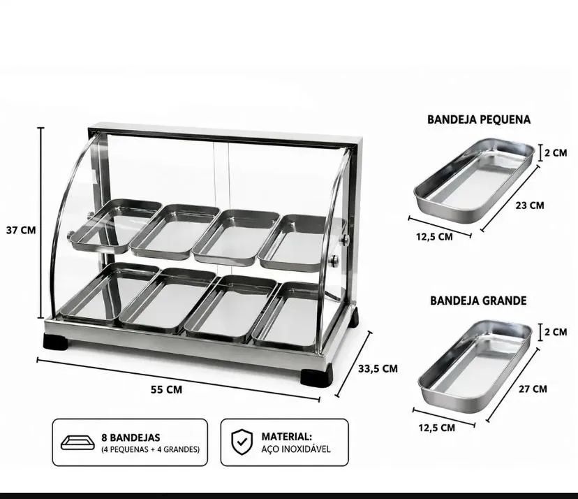 Estufa para salgados 