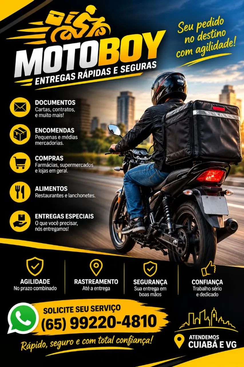 Motoboy disponível 