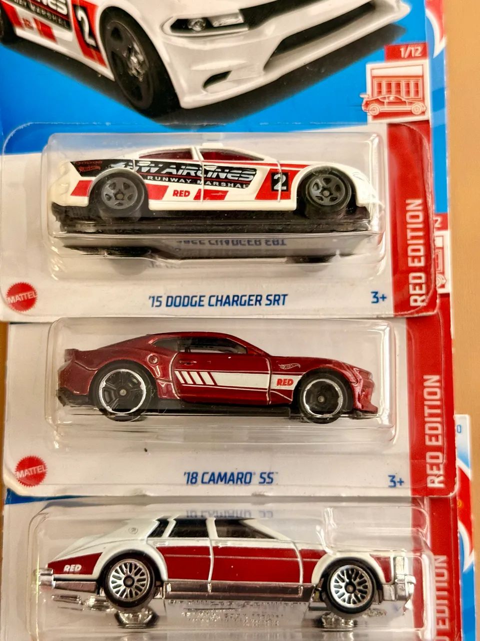 Lote 5 Hot Wheels Red Edition lacrados