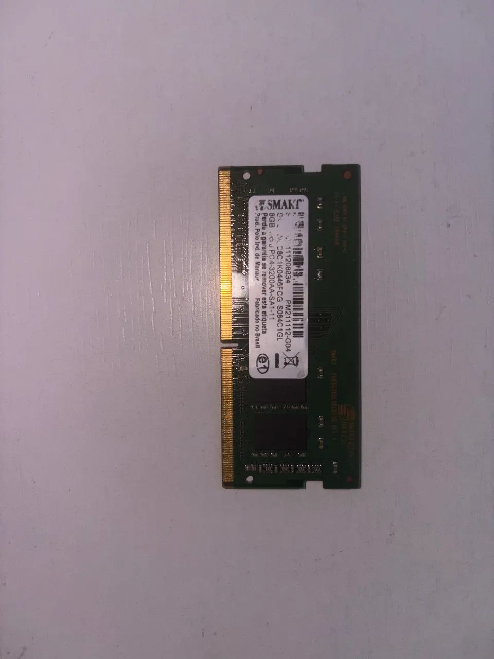 Memória Ram 8GB para notebook 