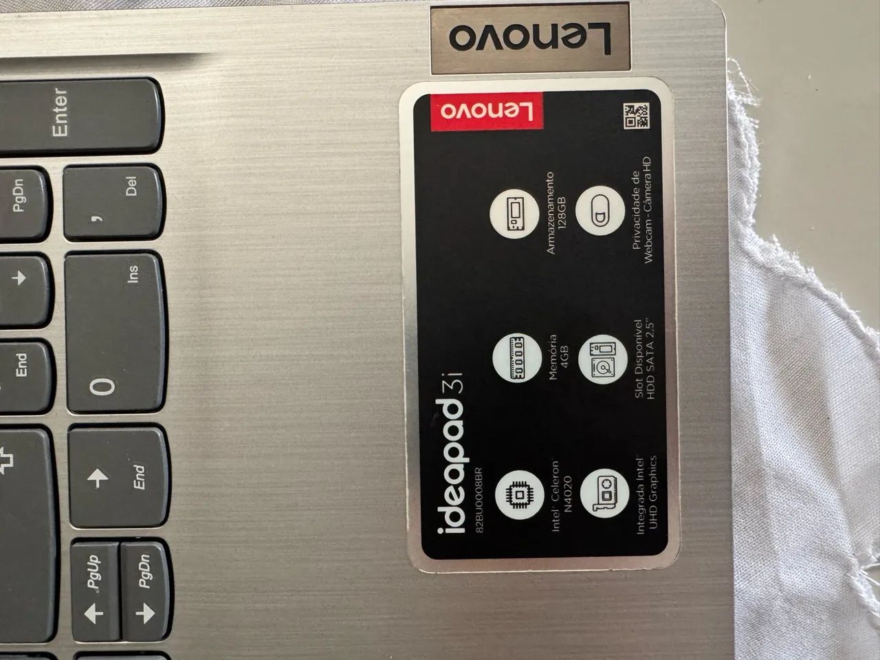Notebook Lenovo IdeaPad 3i conservado, para estudos e trabalho - Foto 5