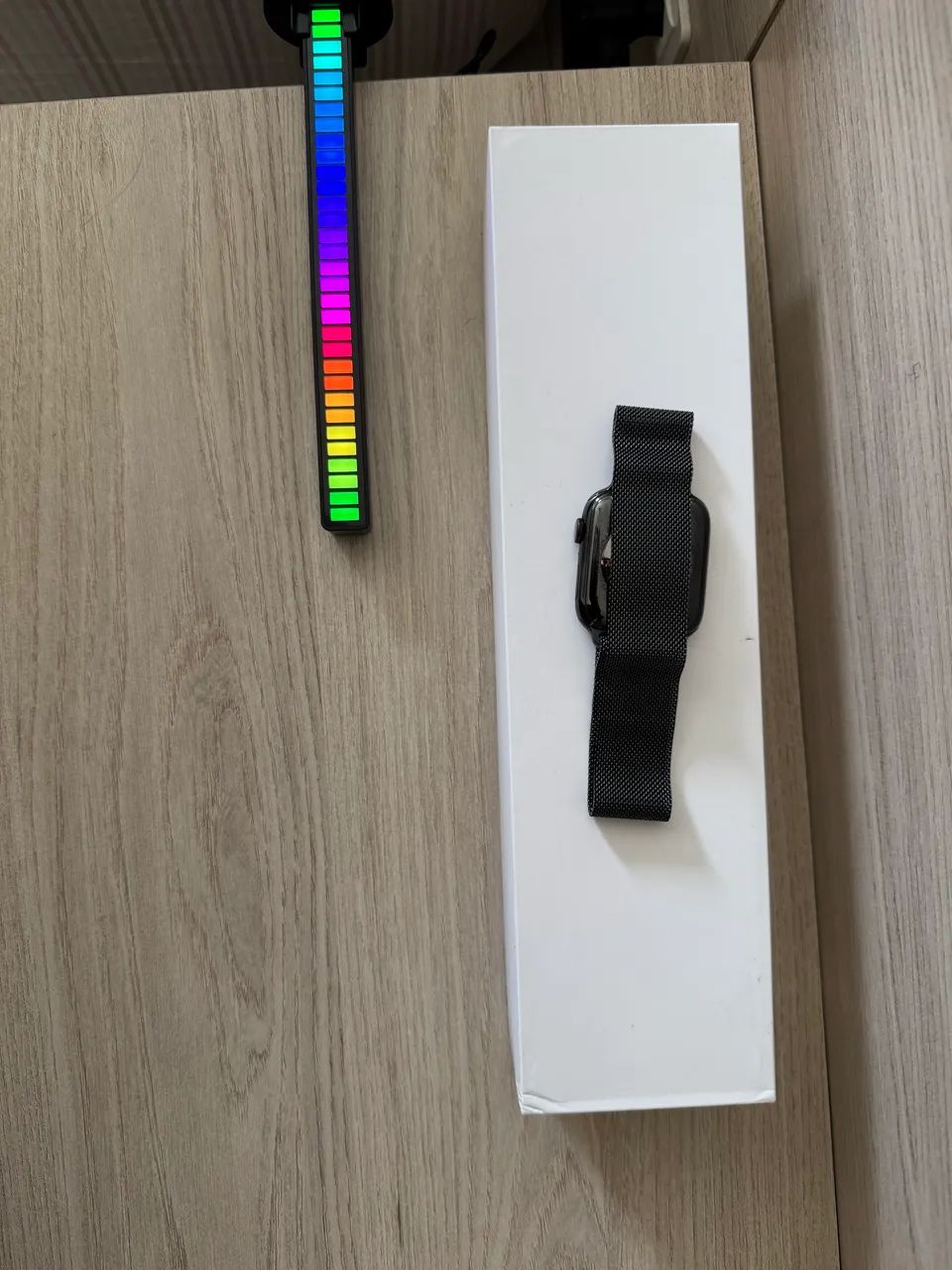 Apple Watch Series 5 Preto 44mm Inox (Aço Inoxidável) - Safira - Impecável - Foto 2