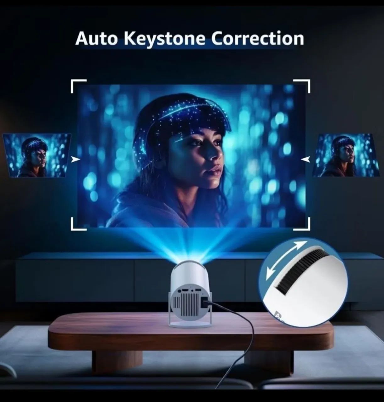Projetor hy300 pro Android 13 bluetooth 4.0 - Foto 2