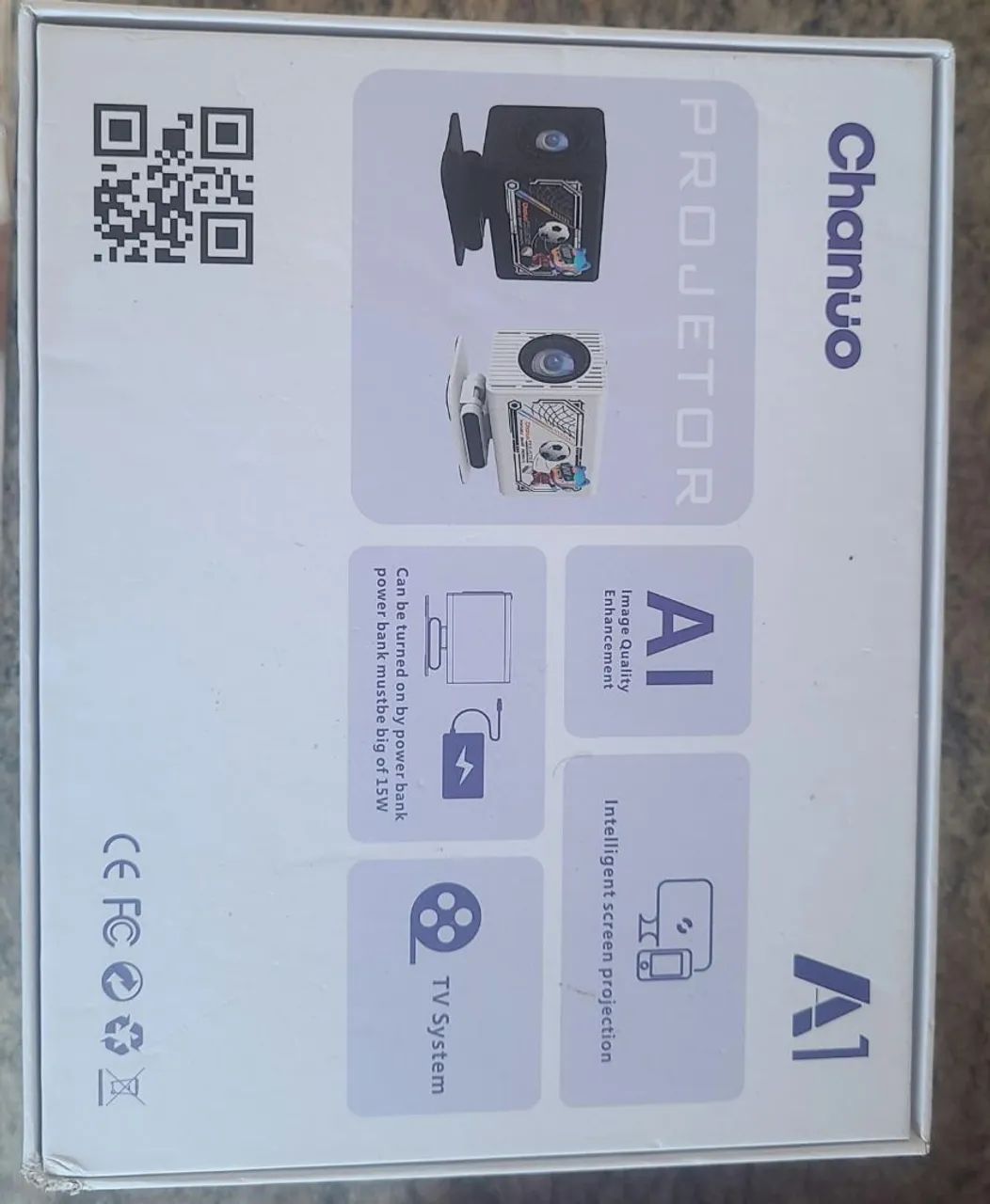 Projetor A1 Android 12 valor 350$ - Foto 3