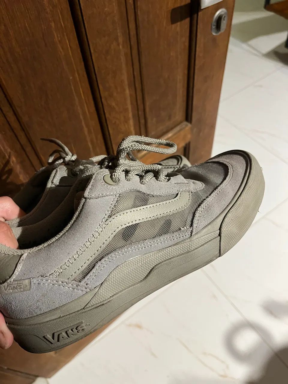 tênis vans wavye cinza