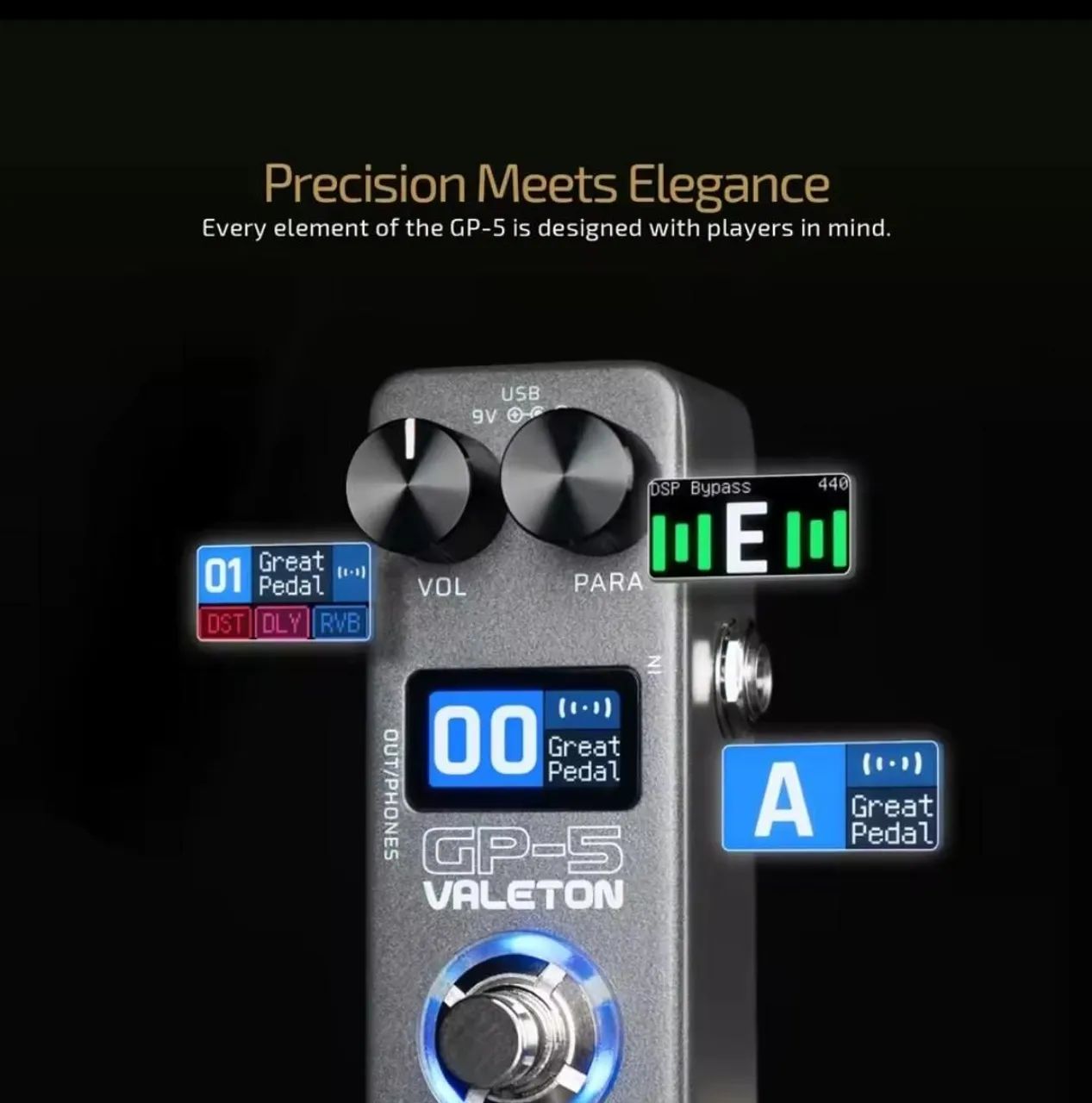 VALETON GP-5 (NOVA) | Timbre de Boutique com Tecnologia NAM e Bluetooth ?