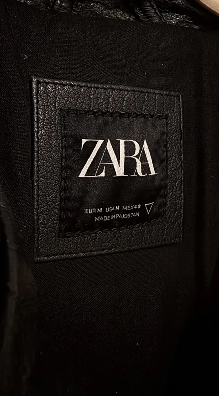 Jaqueta Zara original em couro ligítimo.  - Foto 3