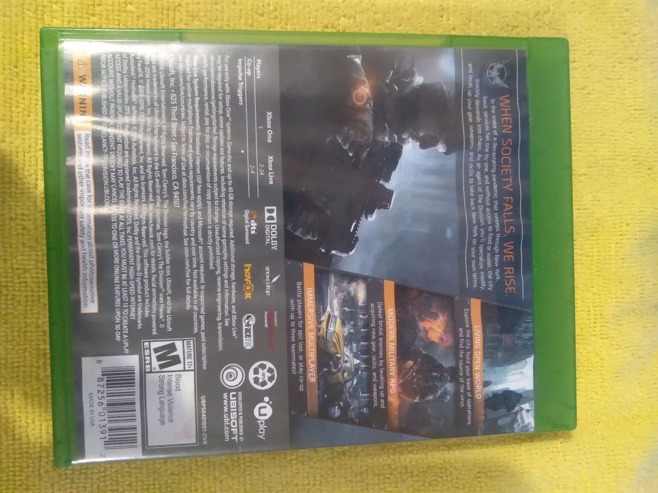 THE DIVISION DE XBOX ONE  - Foto 2