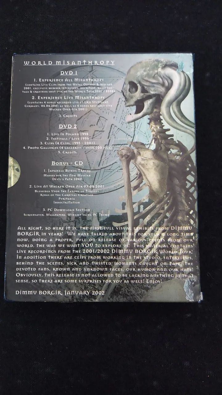 Cd dimmu borgir world Misanthropy  - Foto 3