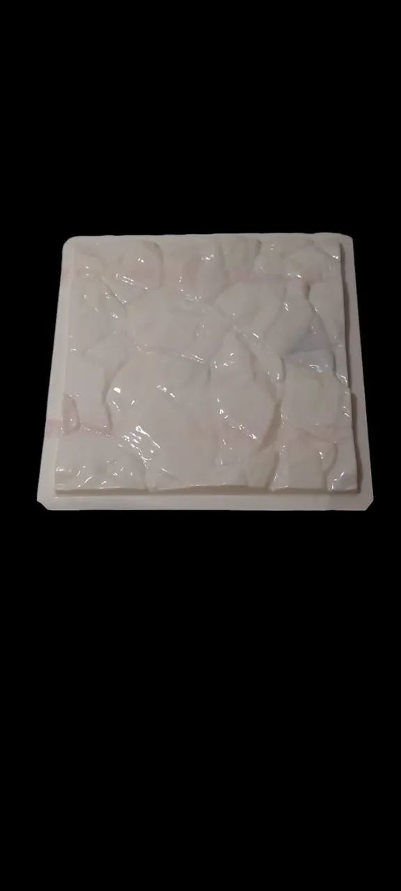 Vendo forma de gesso 3D efeito pedra nova zerada.