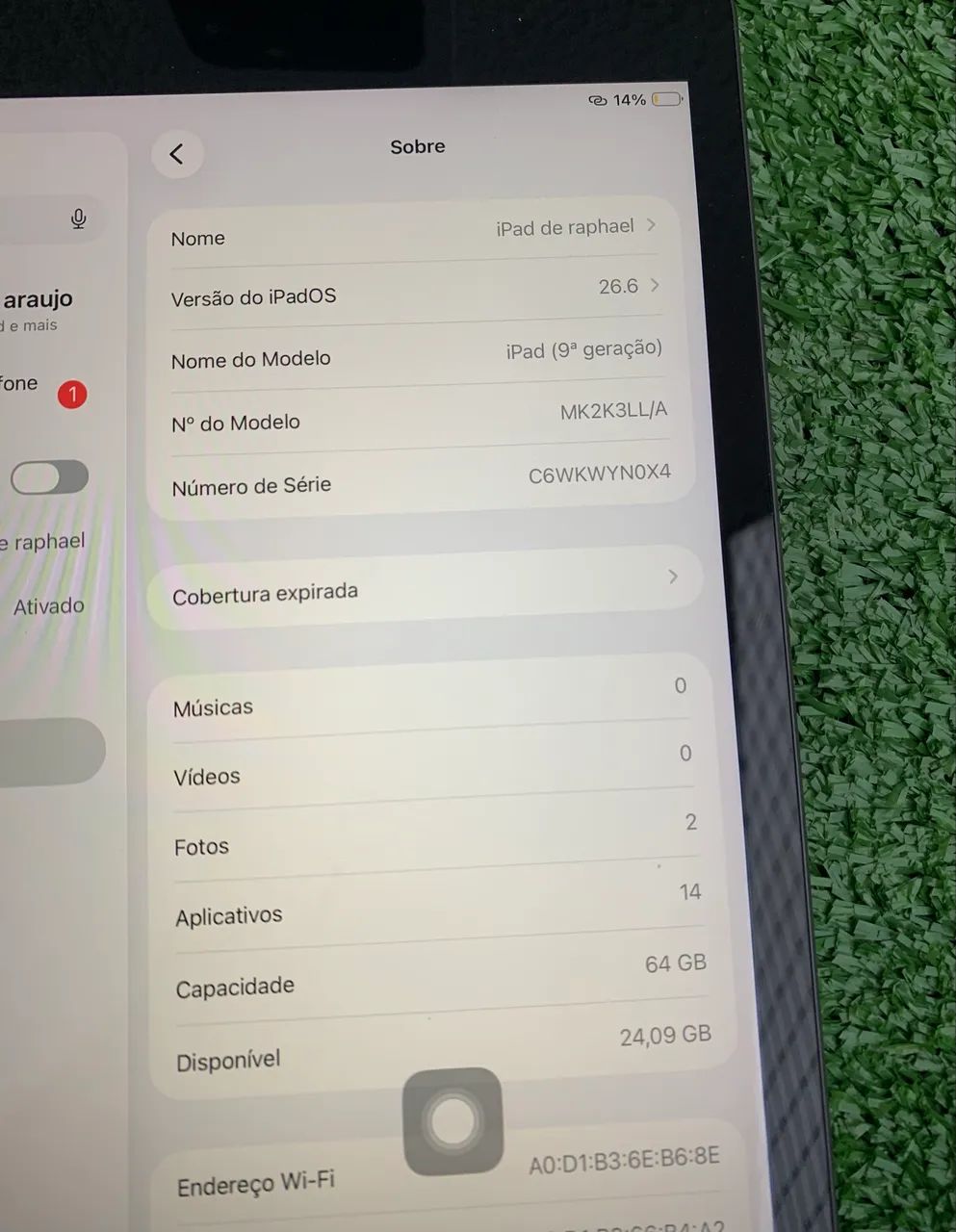 ? iPad 9ª Geração 64GB ? R$ 1.450 - Foto 3