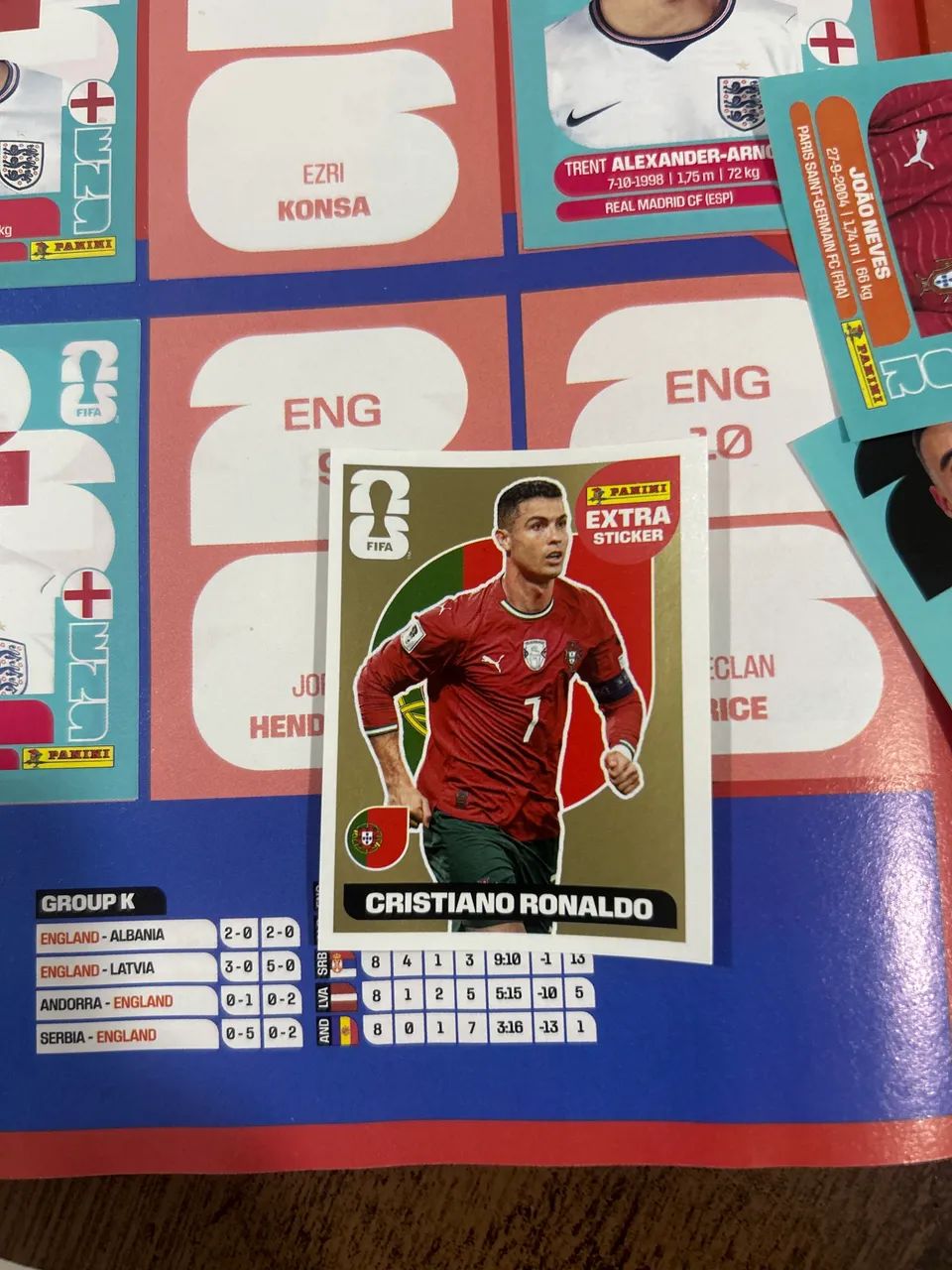 Cristiano Ronaldo ? ? Extra Sticker GOLD ?