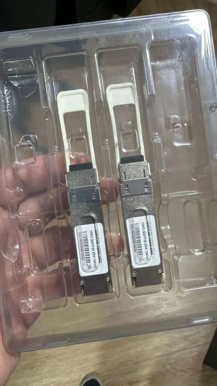 Módulo Gbic 1 Par 100gb 100km nova Loja!