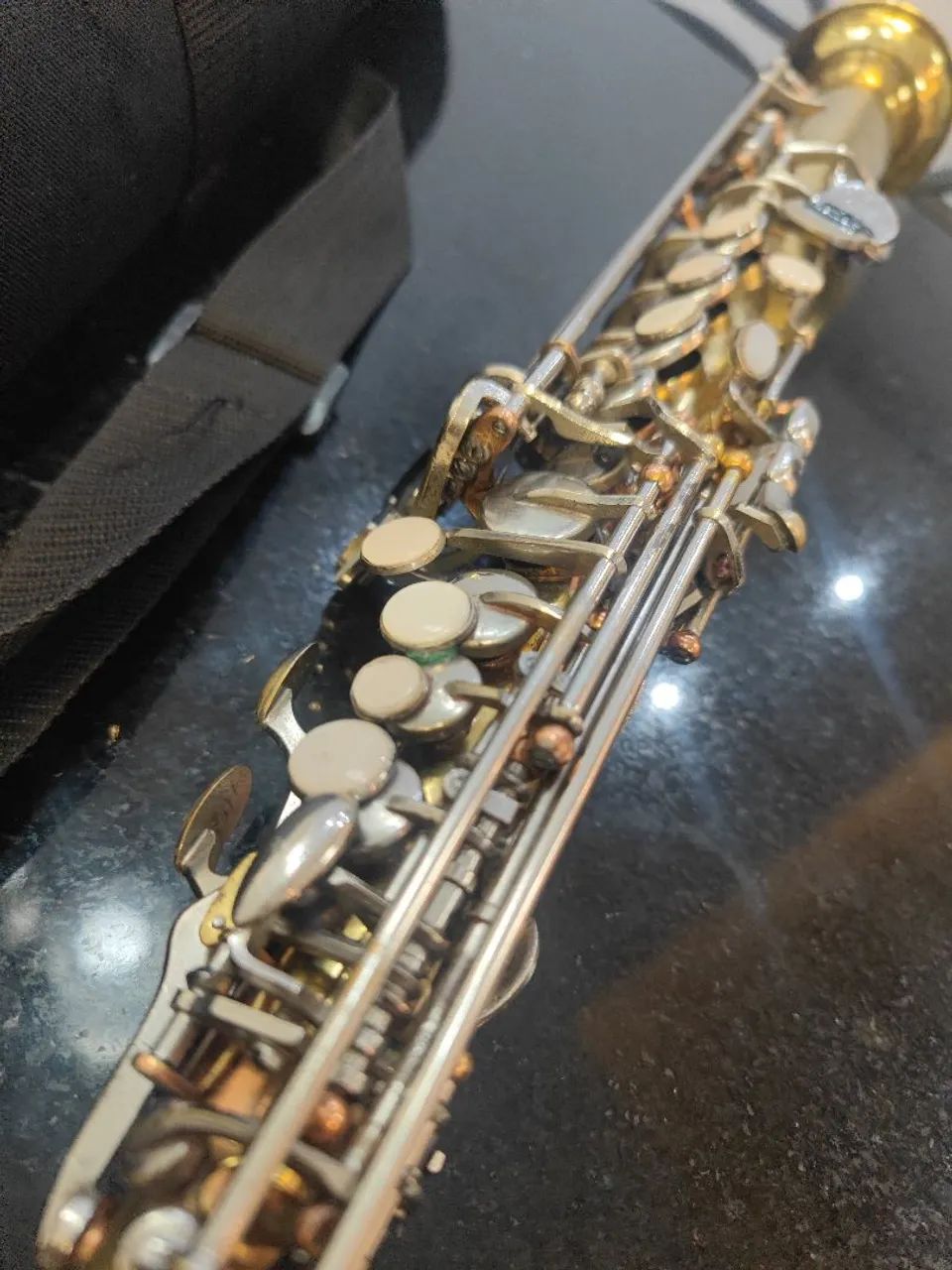 R$ 1.000,00 Sax Soprano Parrot Original Usado Revisado Nota Fiscal Garantia OLXPAY Sib  - Foto 2
