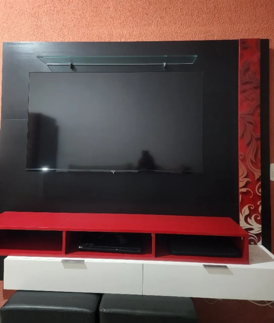 Rack preto com vermelho  - Foto 3