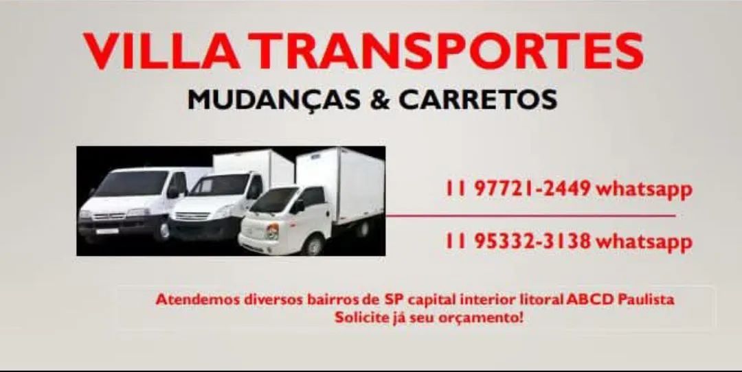 Faça já seu orçamento ( Mudança & Carretos )