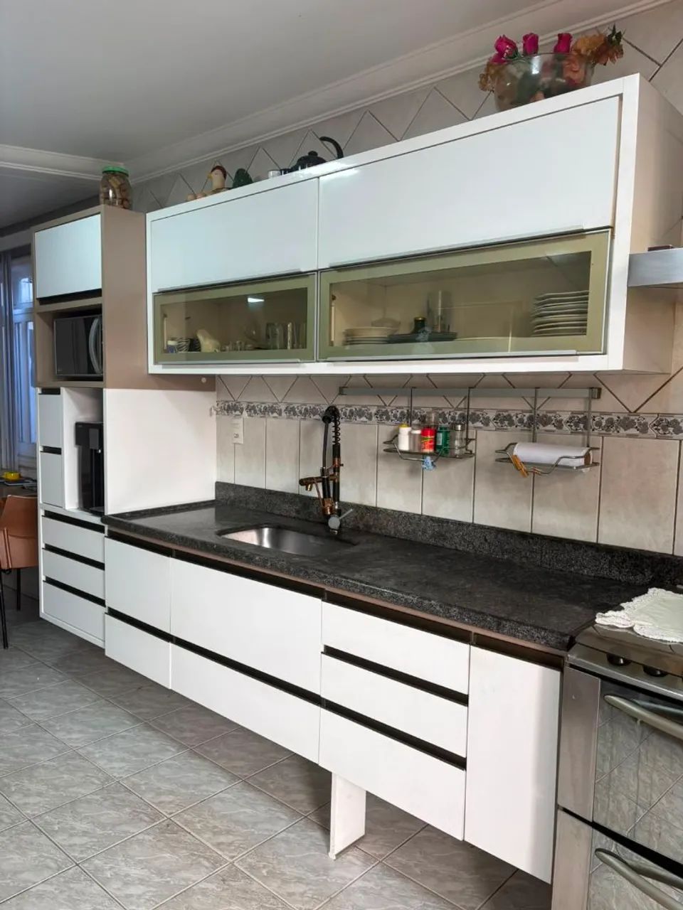 Armários de cozinha em MDF e coifa - Foto 4