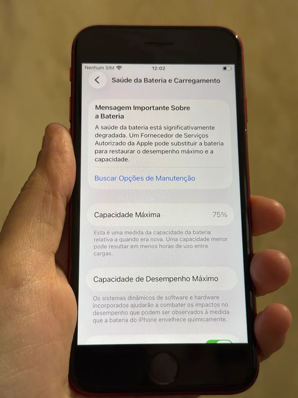 iPhone SE 2ª Geração 64gb Vermelho - Ótimo Estado - Foto 5