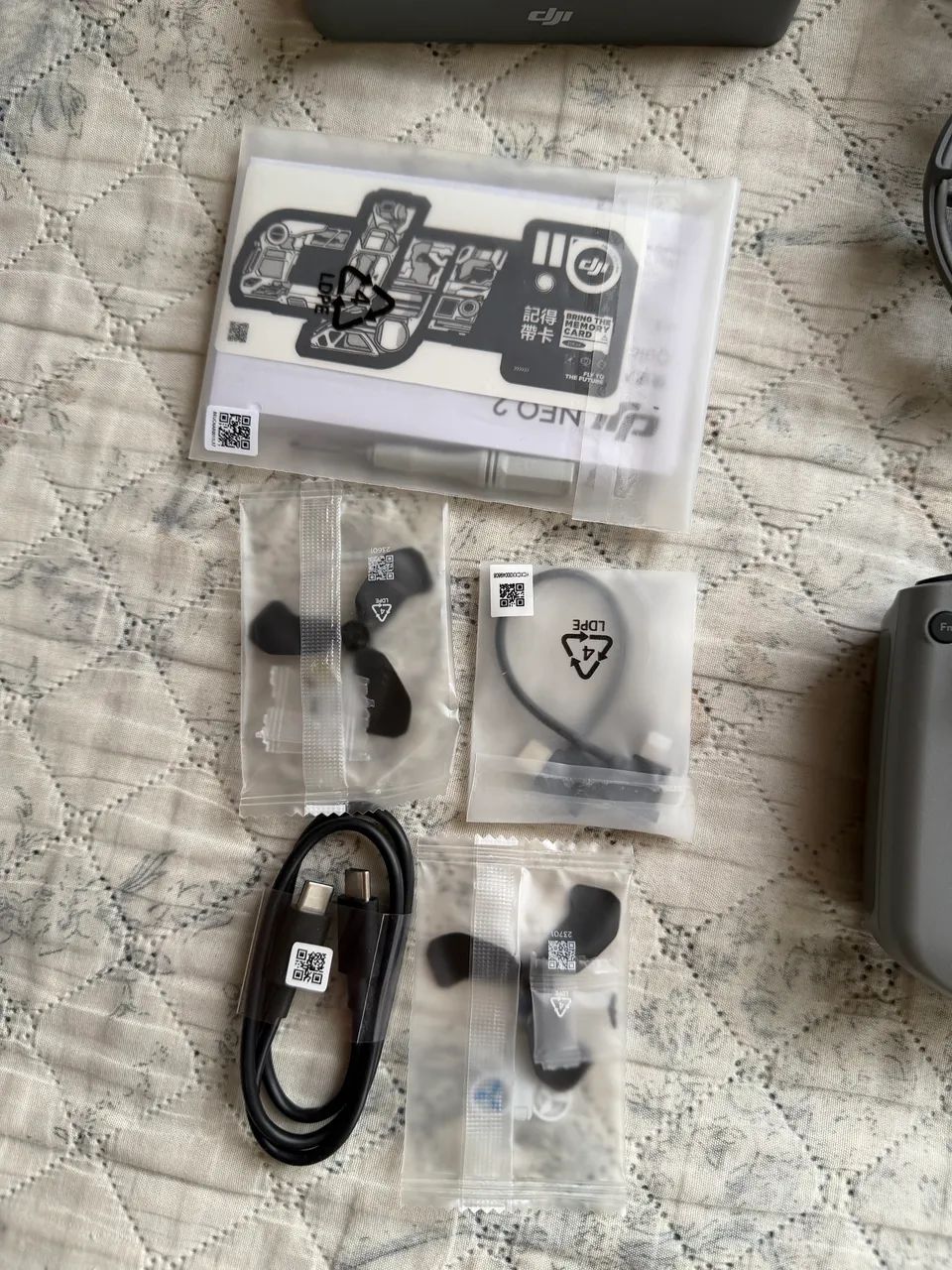 DJI NEO 2 COM CONTROLE E BATERIAS - Foto 2