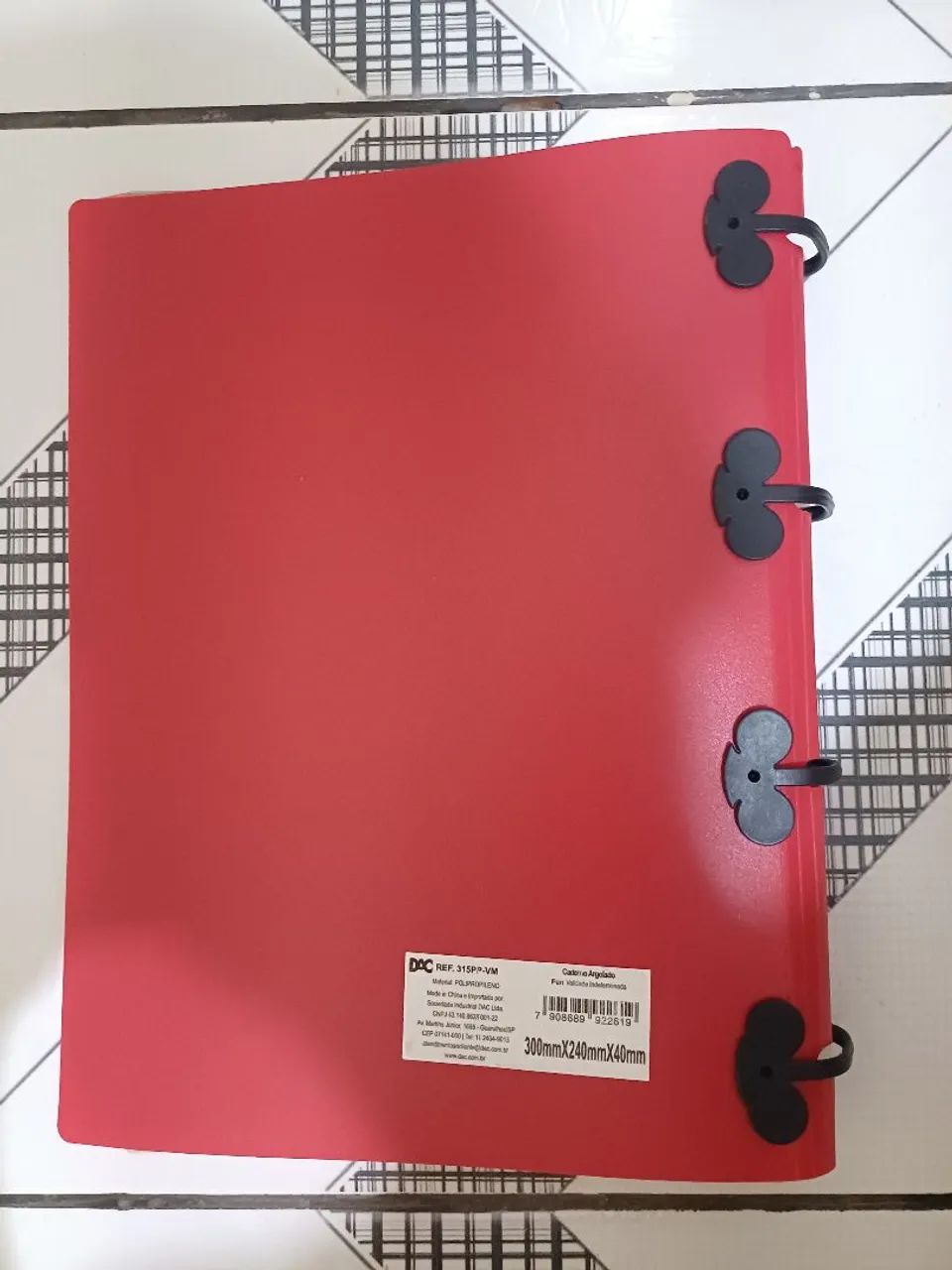 DAC RING-BINDER WITH DIVIDERS