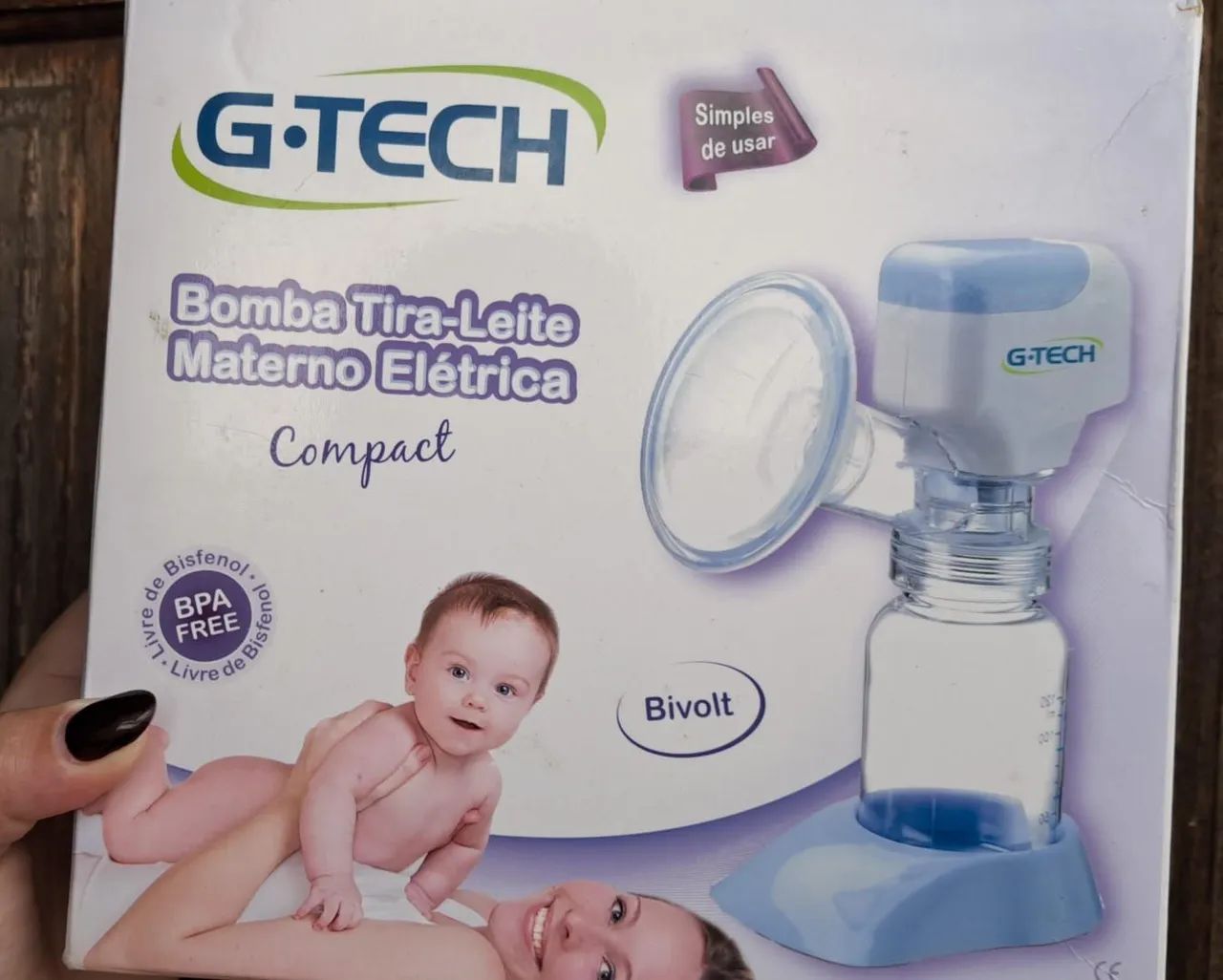 Bomba de tirar leite elétrica 