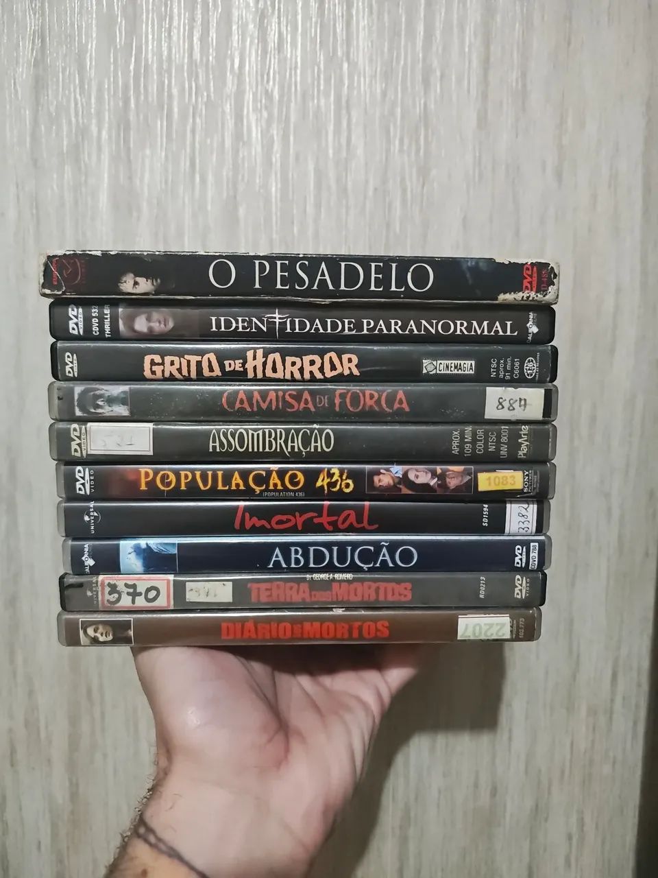 Lote 10x filmes Terror original Dvd 