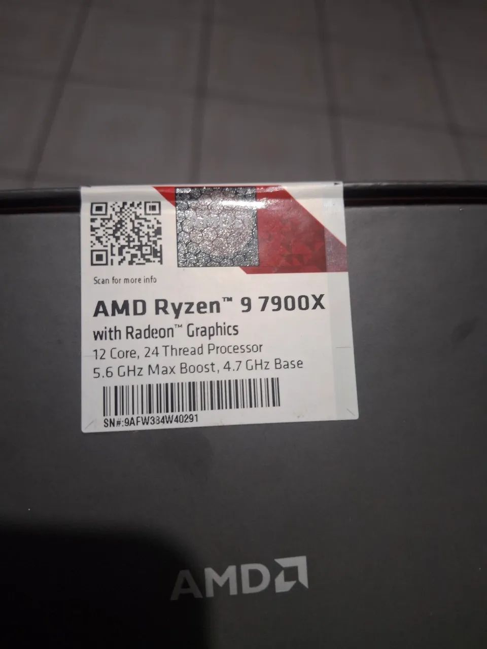 Processador ryzen 9 7900x - Foto 2