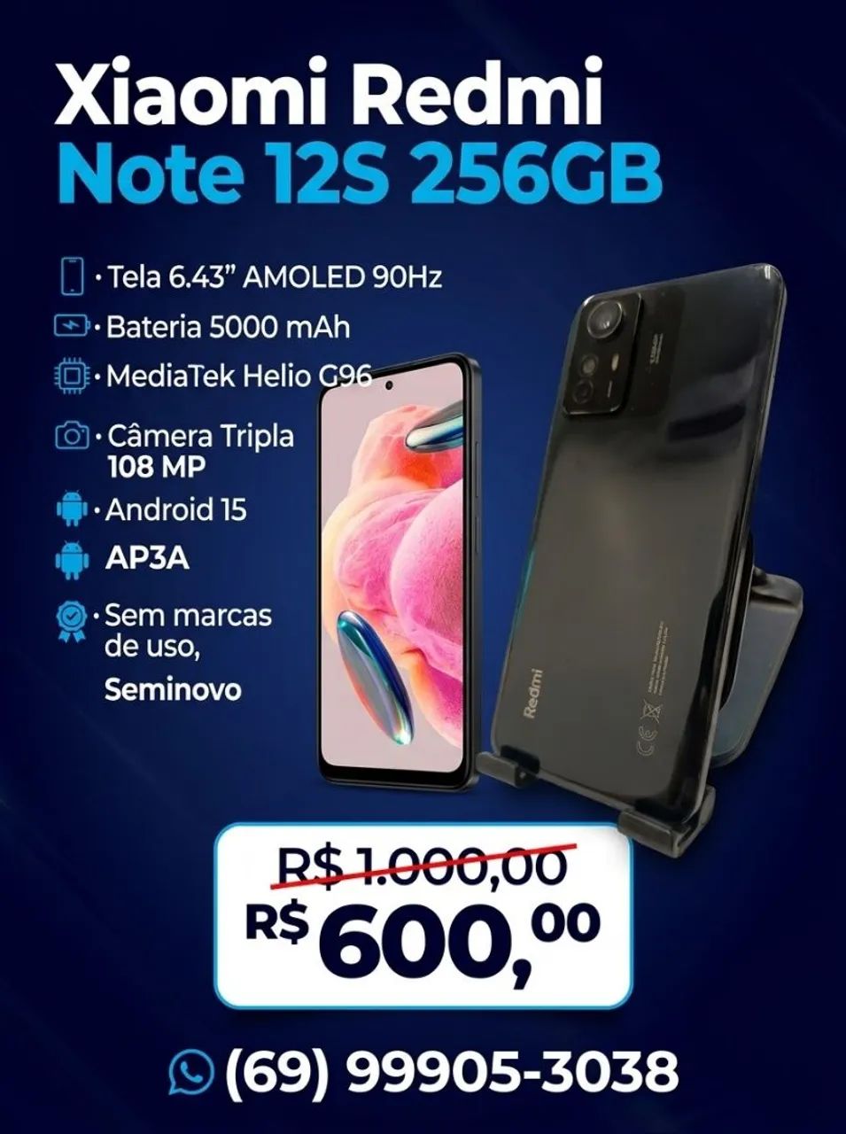 Celular semi novo  - Foto 4