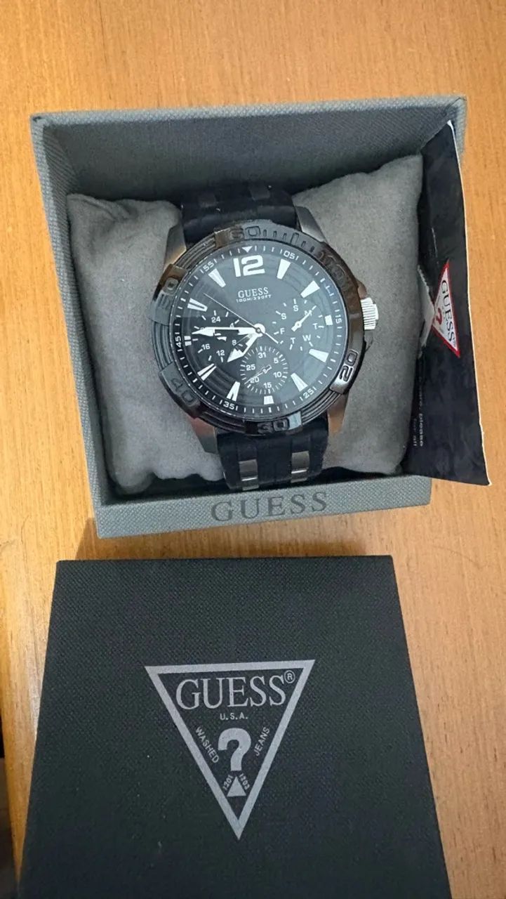Relógio guess 44mm de caixa