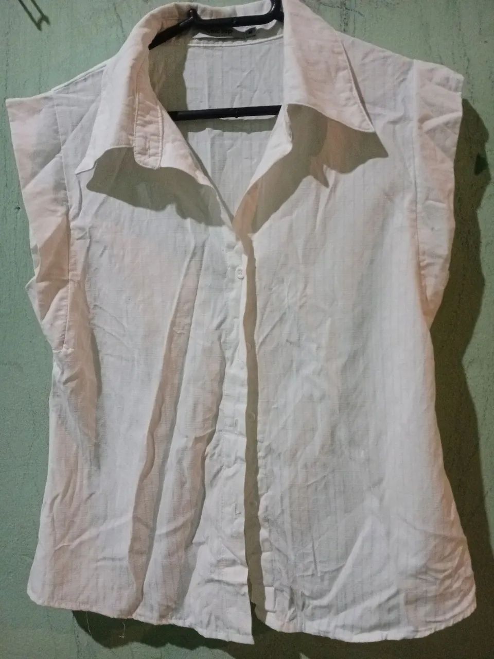 Colete branco (blusa)
