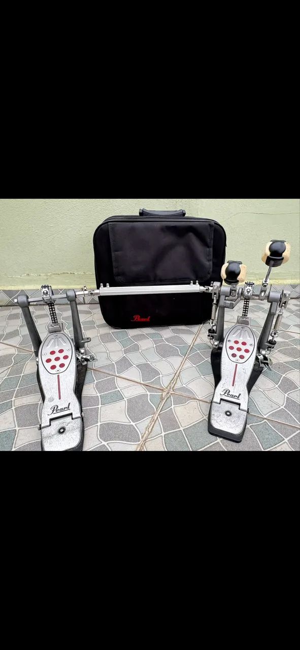 Pedal duplo Pearl Redline