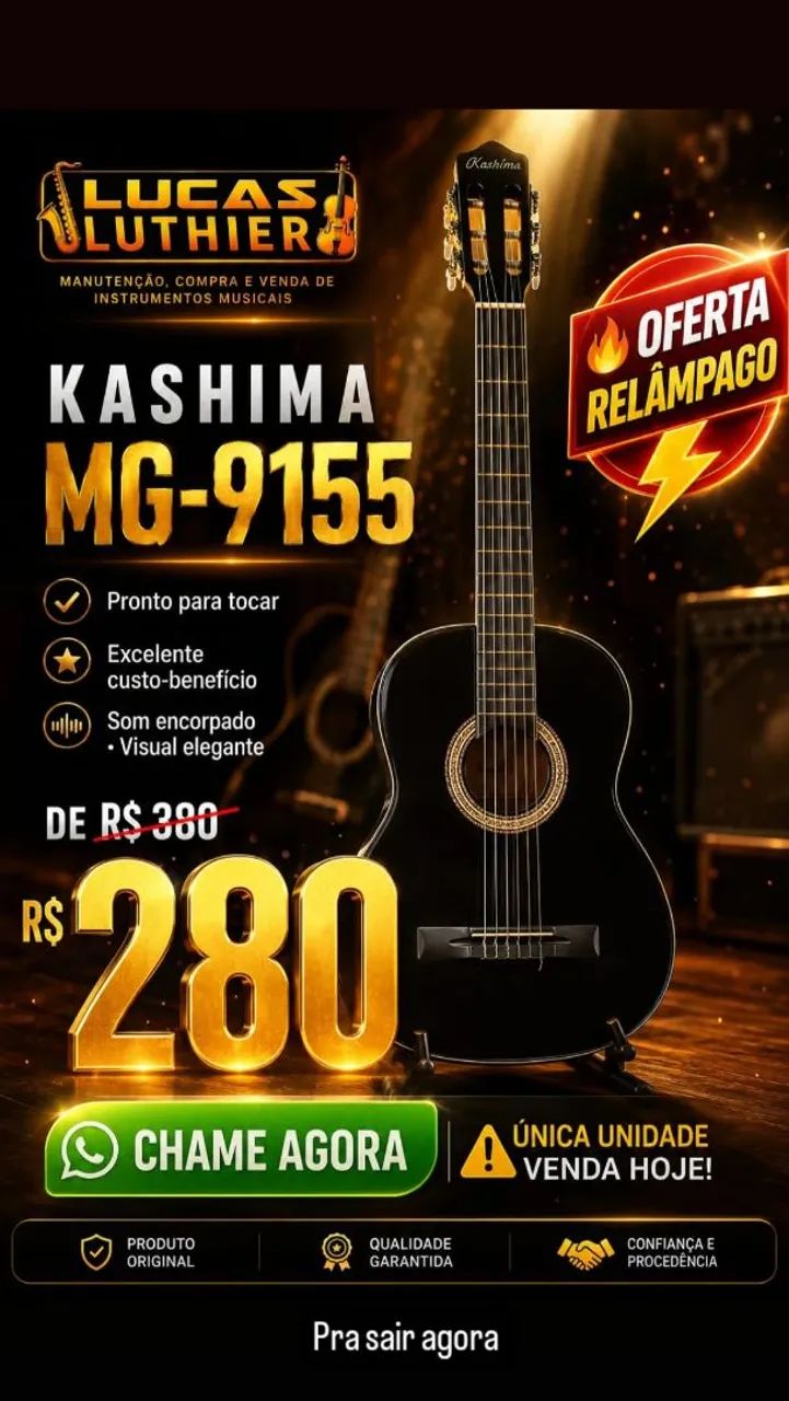 Violão kashima MG-9155