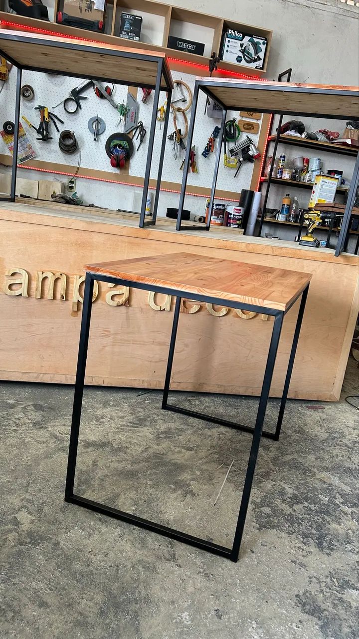 Mesa estilo industrial  - Foto 3