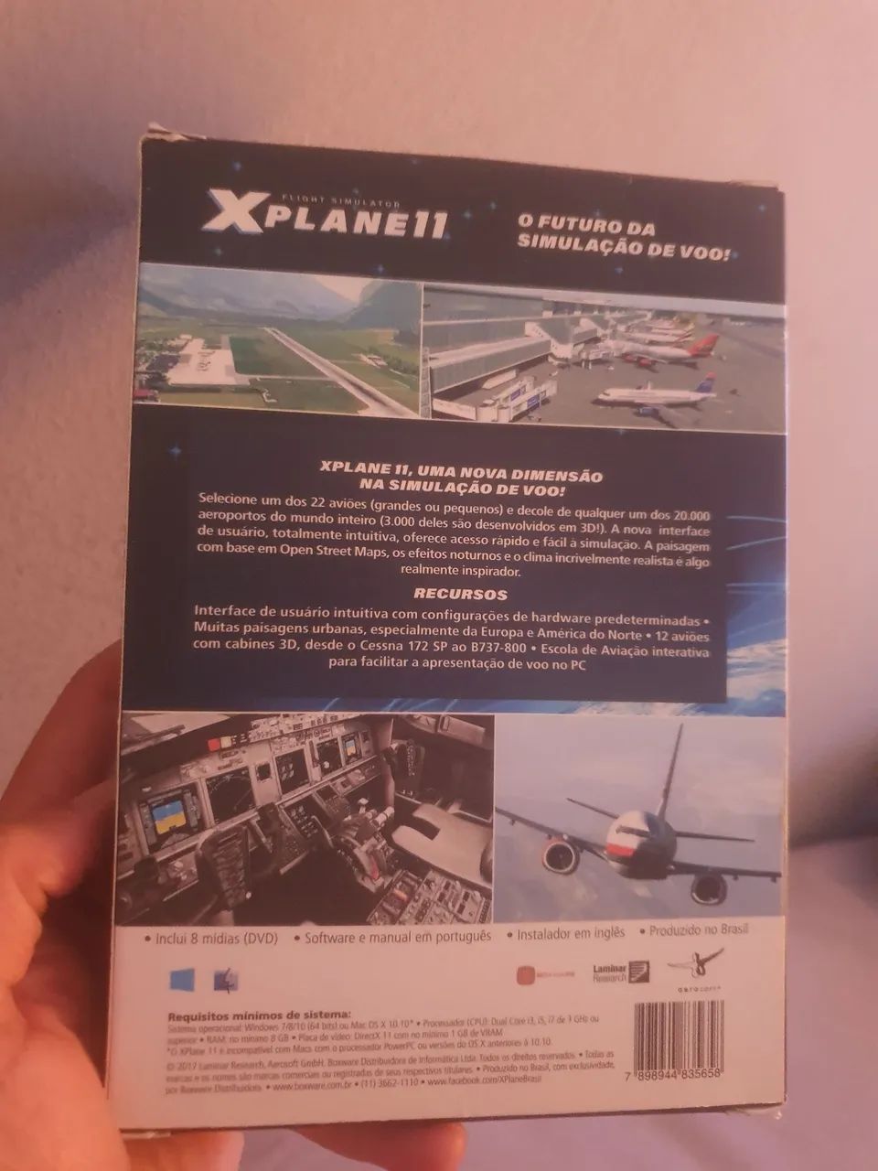 Jogo XPlanev11 Flight Simulator Original 8 cds - Foto 4