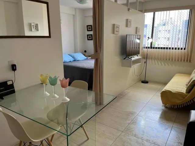 FLAT MOBILIADO 30m² | 1 QUARTO SEPARADO | GOLDEN DIVE | BOA VIAGEM - Foto 2